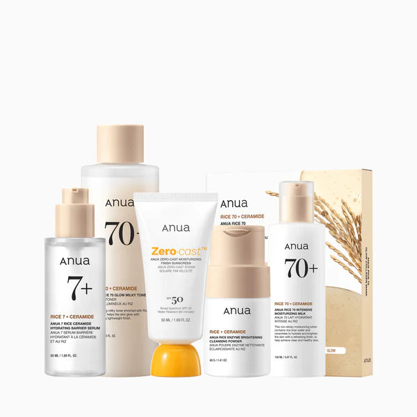 Anua Rice Glow Combo β The Complete Korean Glass Skin Routine
