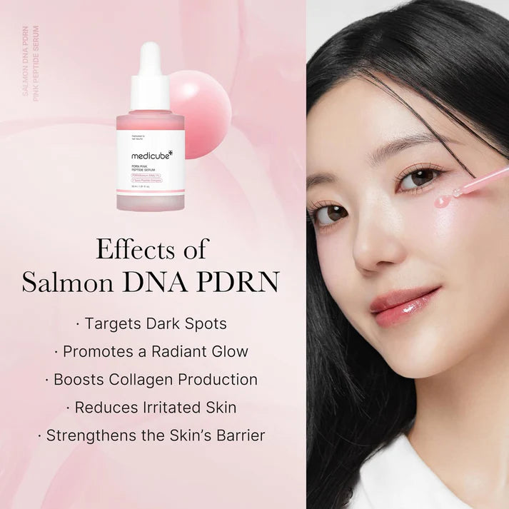 Medicube™ PDRN Pink Peptide Serum – Firming & Anti-Aging Boost