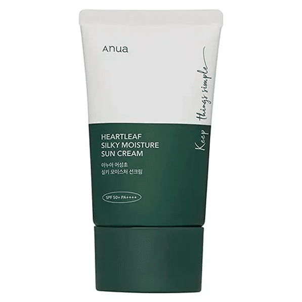 Anua Heartleaf Silky Moisture Sun Cream SPF50+ PA++++ (50ml)