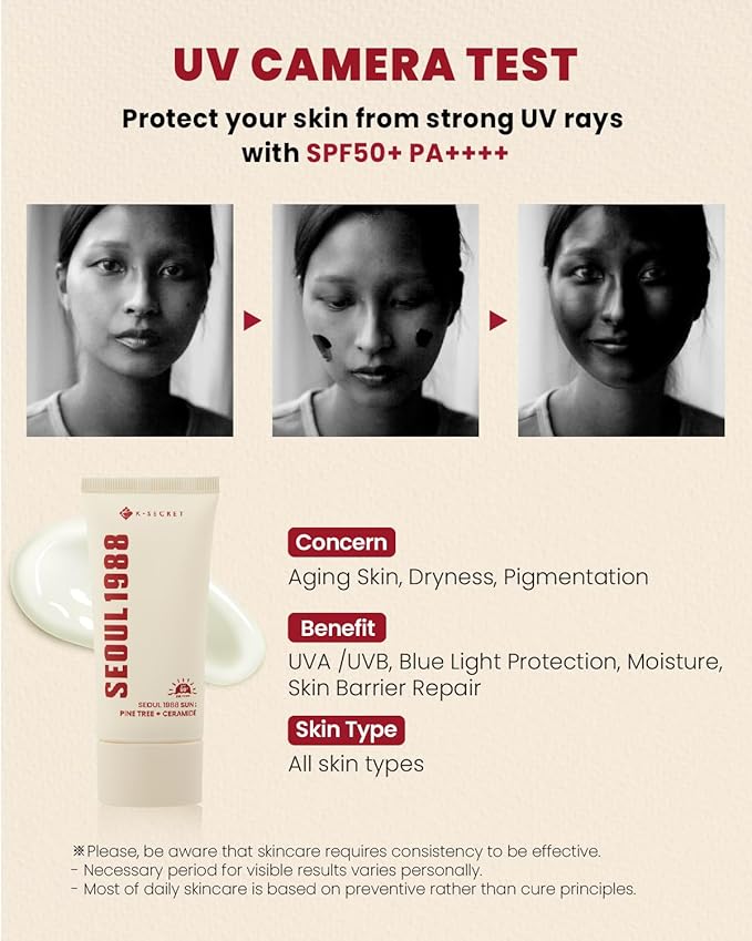 Seoul 1988 Sunscreen — Pine Tree + Ceramide (SPF)