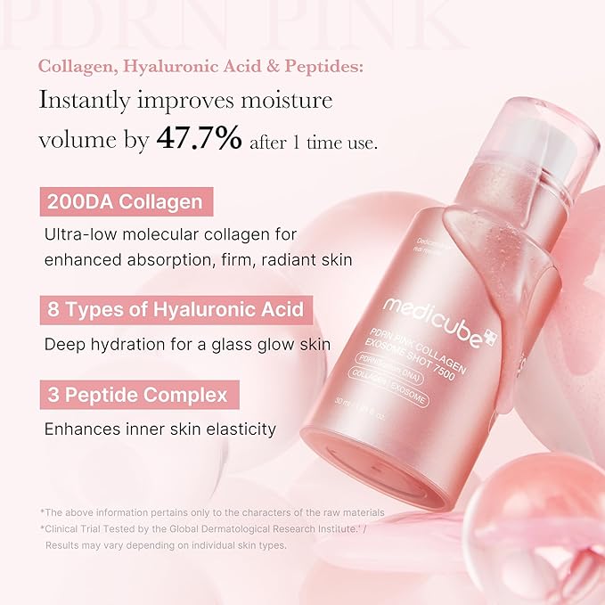 Medicube™ PDRN Pink Collagen Exosome Shot 2000 – Intensive Skin Repair & Lifting Ampoule