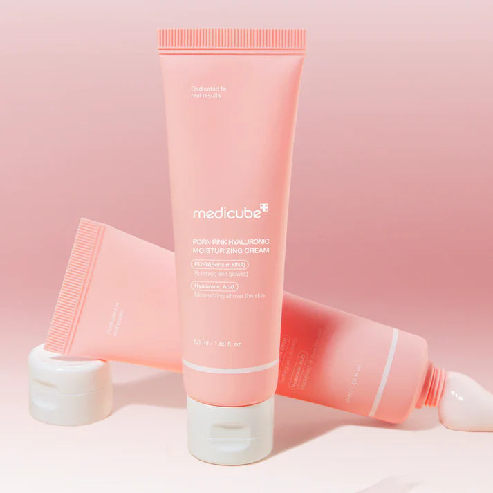 Medicube™ PDRN Pink Hyaluronic Moisturizing Cream – Intense Hydration & Skin Barrier Repair