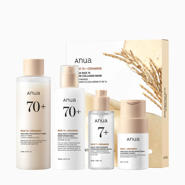 Anua Rice Glow Combo — The Complete Korean Glass Skin Routine