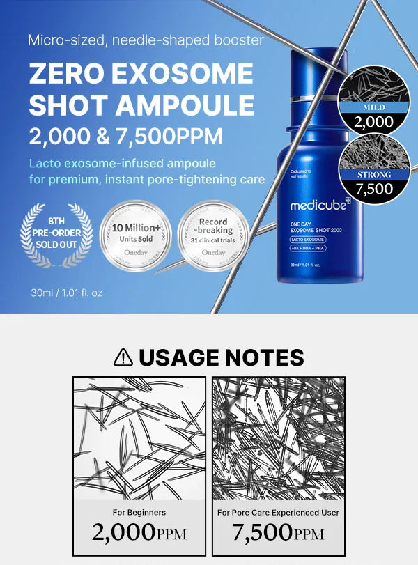 Medicube One Day Exosome Shot 7500 (30ml)